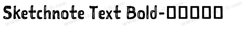 Sketchnote Text Bold字体转换